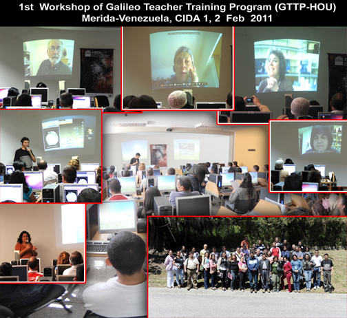 Successful 1st  Workshop of  “Galileo Teacher Training Program” in Venezuela