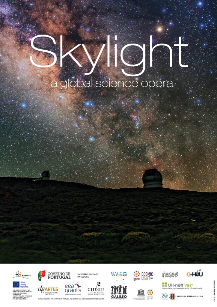 Official Poster of Skylight: A Global Science Opera