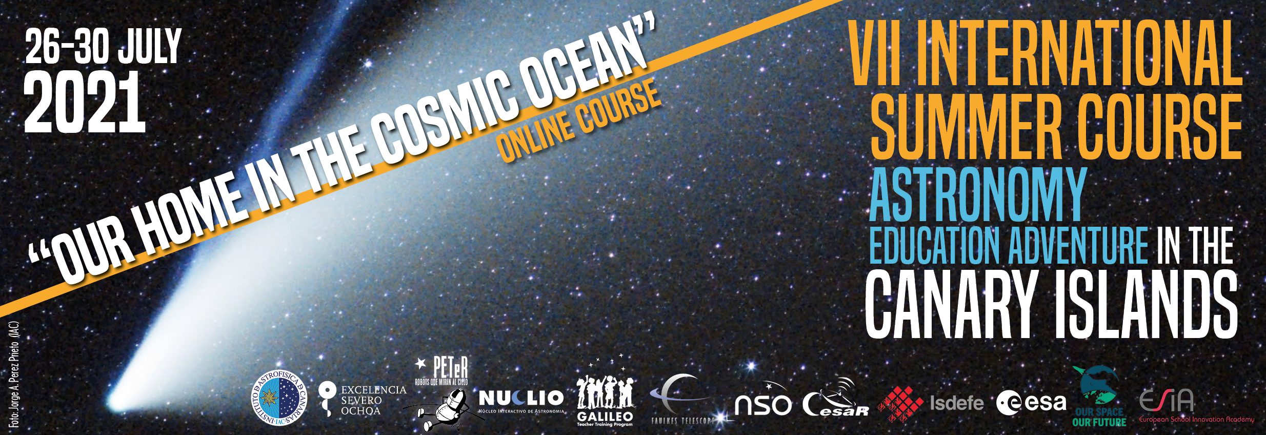 Astronomy Education Adventure in the Canary Islands 2021 (Online Course)