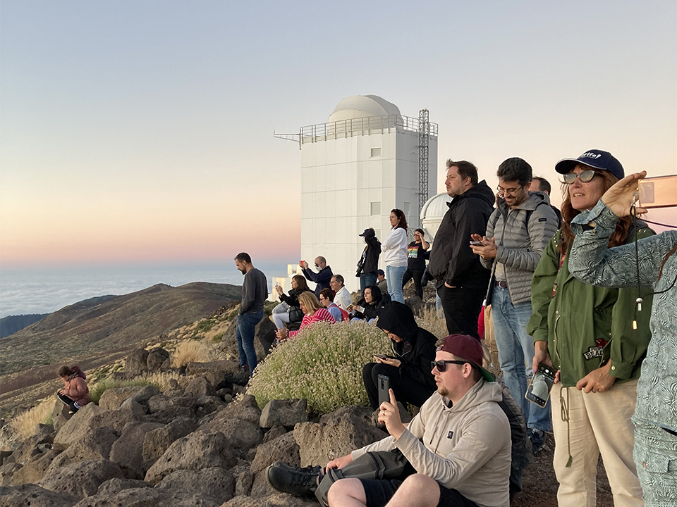 AEACI 2022 - Sunset at Teide Observatory.