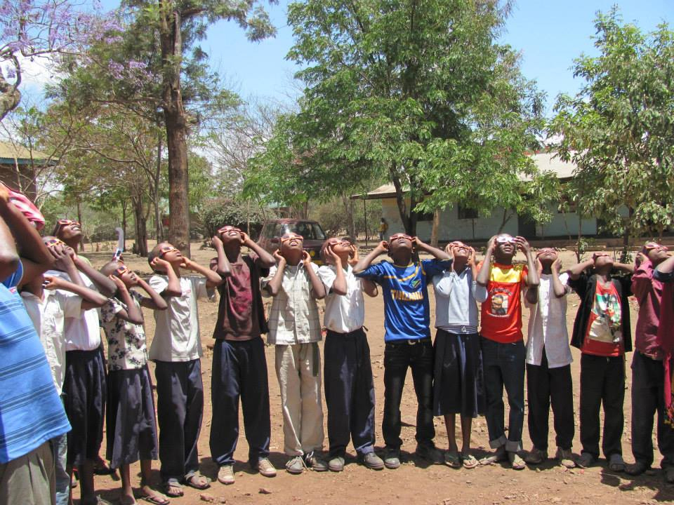 Sun observation - Tanzania 2013