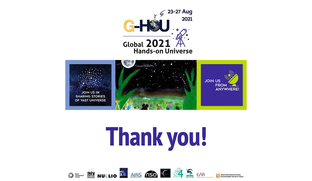 Four days around the world at the GHOU 2021 Online Conference