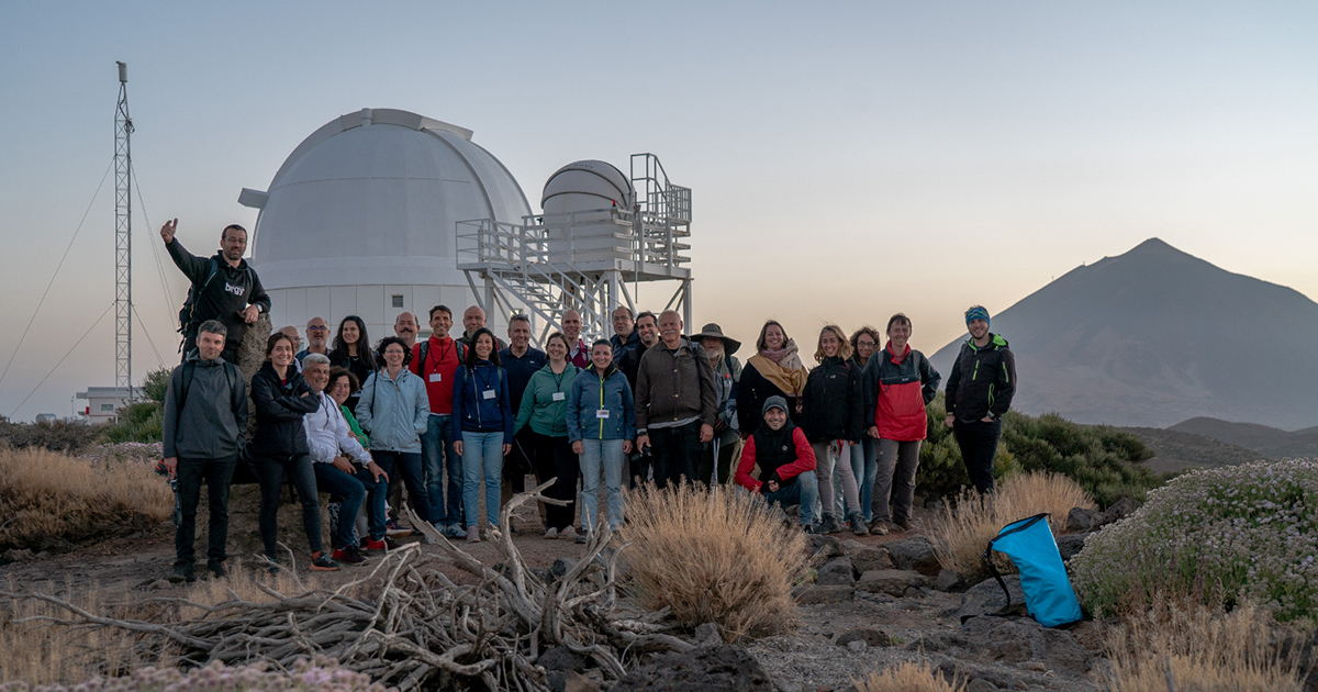 AEACI 2023 - Group photo at Teide Observatory