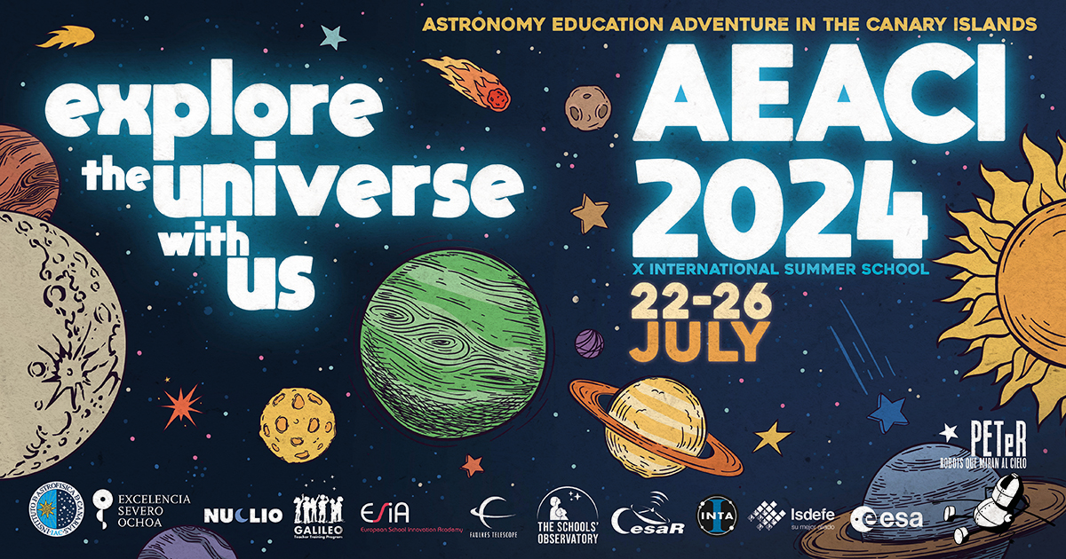 AEACI 2024 - Explore the Universe with Us - banner